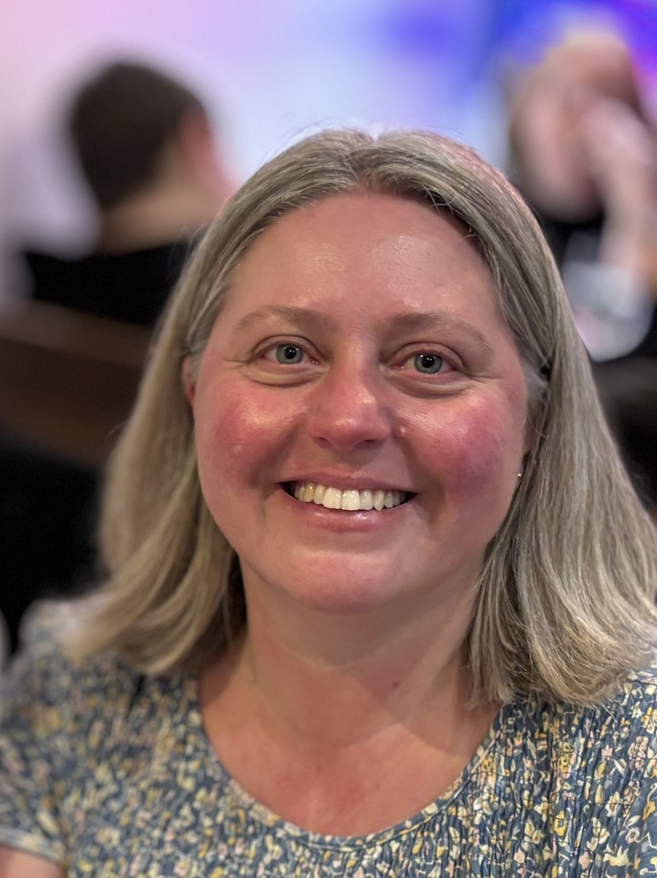 A heads and shoulders photograph of Vikki Cantrill looking at the camera