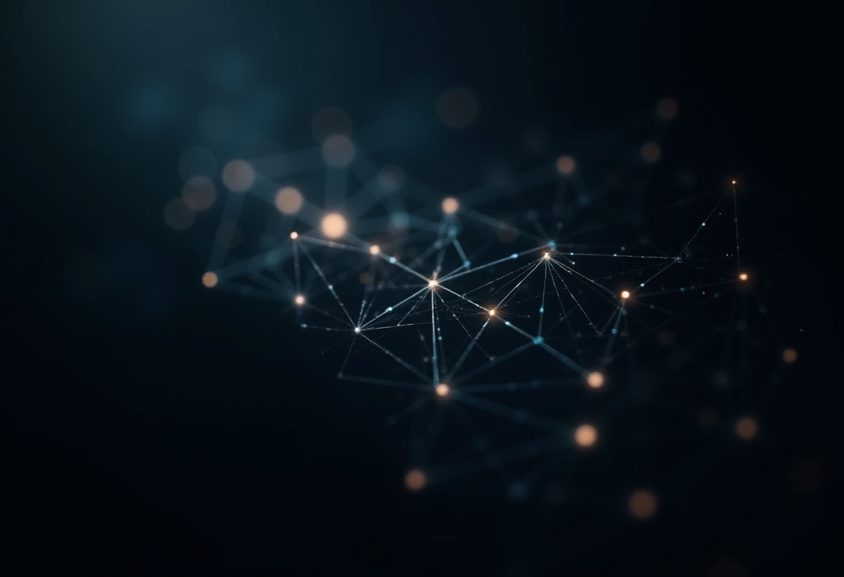 Abstract image conceptualising data connections